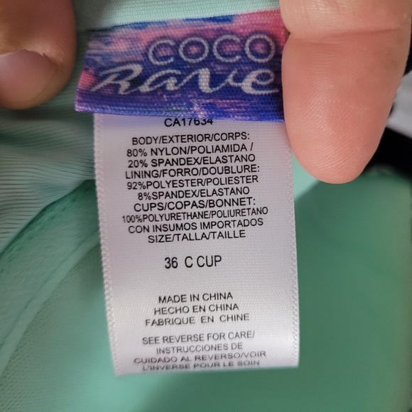 COCO RAVE | Simone halter underwire bra wrap bikini swim bathing suit top - Picture 8 of 12